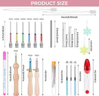 29 Pcs Punch Needle Embroidery Kit, Complete Set - Image 2