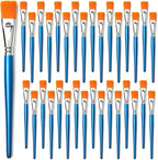 1 inch Flat Paint Brushes for Acrylic Painting, 32 Pieces Large Acrylic Paint by GACDR