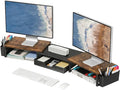 OPNICE Desk Organizers and Accessories, Dual Monitor Stand Riser by OPNICE