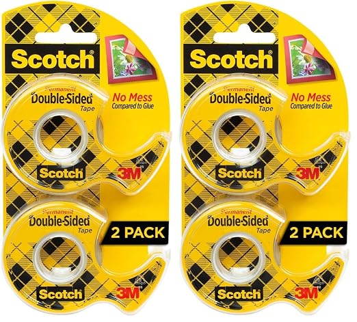 Scotch Double Sided Tape with Tape Dispenser, Office and School Supplies by Unknown