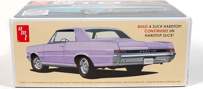 AMT 1965 Pontiac GTO 2T 1/25th Scale Model Kit - Image 6