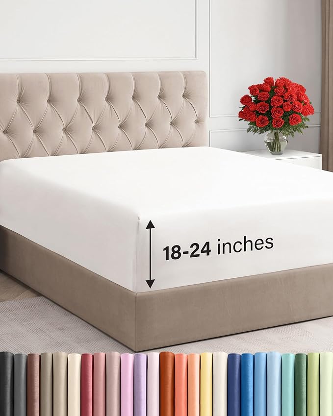 Extra Deep Queen Fitted Sheet by CGKUnlimited