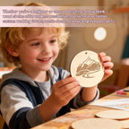 FSWCCK 50 PCS 4 Inch Wood Circles - Image 4