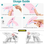 Cordless Hot Glue Gun, 20W Hot Glue Gun - Image 6