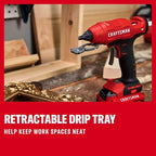 CRAFTSMAN V20 Hot Glue Gun Full Size, Cordless Glue Gun and Sticks Set - Image 5