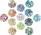 John Bead 200 Pieces 16mm, Acrylic Round Flat Back Rhinestones - Image 5