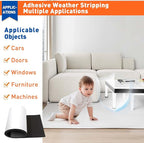 MAGZO Adhesive Sponge Neoprene Foam Padding, 1/2" Thick x 12" x 59", - Image 7