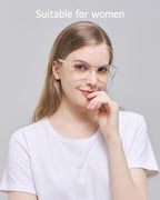 ANRRI Blue Light Glasses Men Women Transparent Blue Light Blocking Computer - Image 3