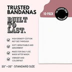 The Peacock Crew Premium Soft Cotton Bandanas Pack - Image 2