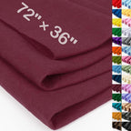 XSEINO Burgundy Large Felt Fabric 72" X 36 ", 1.4 mm Thick Soft Felt Fabric by XSEINOiscreating%EF%BC%81