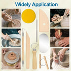 Amrules Clay Tools Kit, Practical Polymer Sculpting Tool Kit, Air Dry Clay Tool - Image 7
