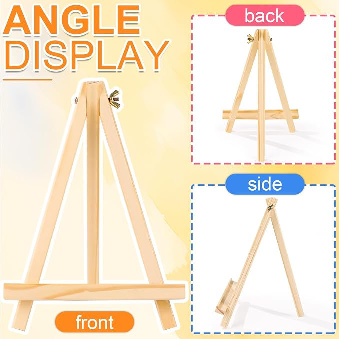 ESRICH 36 PCS 9 Inch Easel for Painting, Easel Stand for Painting Canvas - Image 4