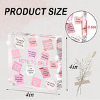 Female Desk Decor, 4x4 Inch Pink Acrylic, Motivational Quotes, Inspirational - Image 2