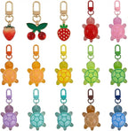 Keychain Clasp Keychain Clip Accessories Bulk 60pcs Colorful Lobster Claw Clasps - Image 7