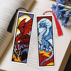 ACRNIGHEET 6PCS Cross Stitch Bookmark Kit - Image 6