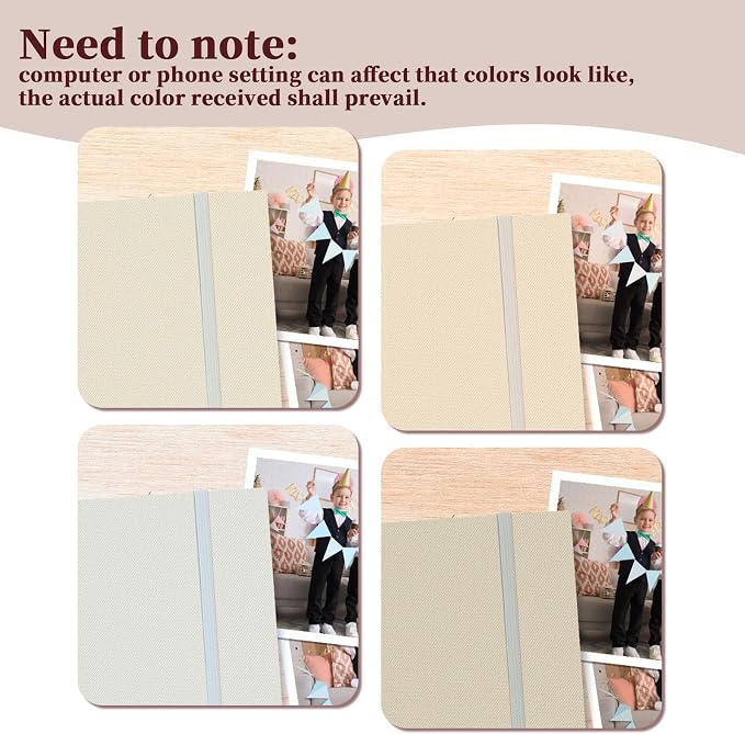 8.5x11 Inch Scrapbook Photo Album, Linen Cover DIY Scrapbooks - Image 9