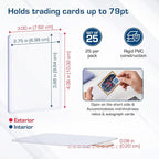 BCW Thick 79PT Card Top Load Holder, 3 x 4 - Image 5