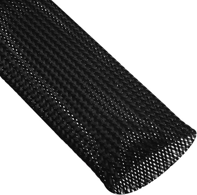 uxcell Expandable Sleeving, 2-inch 25ft Cable Sleeve - Image 2