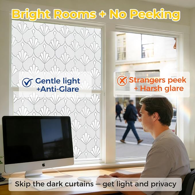 OHTMERU Window Privacy Film Decorative - Image 2