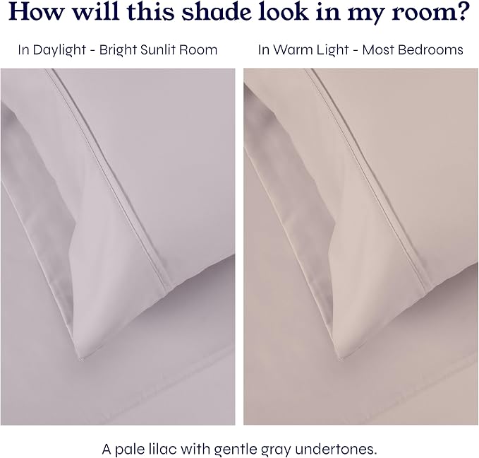 California Design Den Fitted Twin Sheet, Soft 400 Thread Count 100% Cotton - Image 5