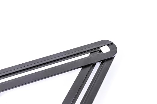 PEC Tools Professional Multi-Angle Measuring Ruler – Heavy Duty Metal Template - Image 6