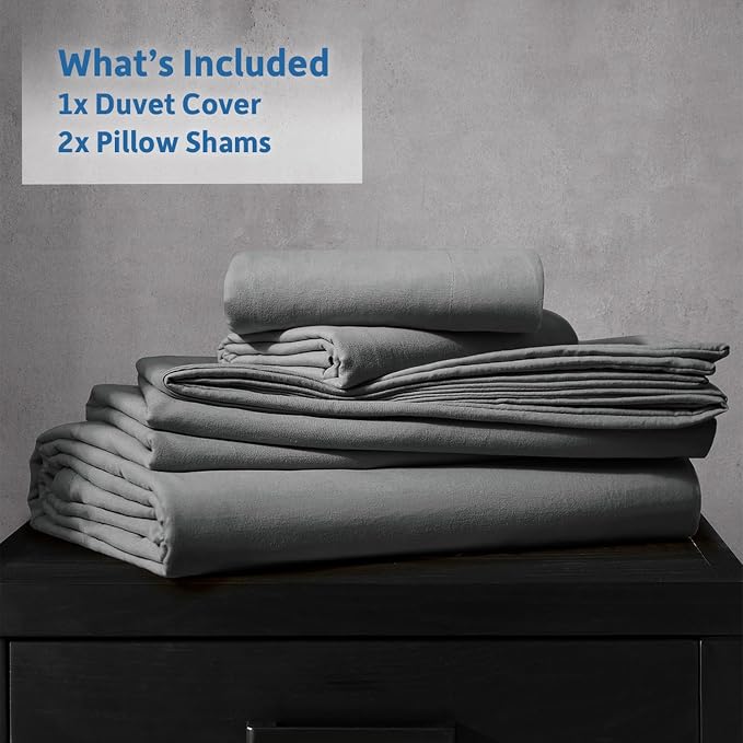 Nestl Grey Duvet Cover Full Size - Image 9