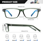 ANYLUV Blue Light Glasses Men Woman, Eye Strain Relief Eye Protection - Image 4
