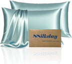 Mulberry Silk Pillow Cases 2 Pack Standard Size by Unknown
