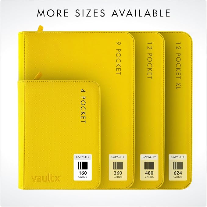 Vault X 4 Pocket Zip Trading Card Binder 160 Cards Exo-Tec | Holds 160 - Image 8