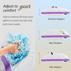 BETU Cooling Pillow Queen Size, Shredded Memory Foam Cool Pillow - Image 6