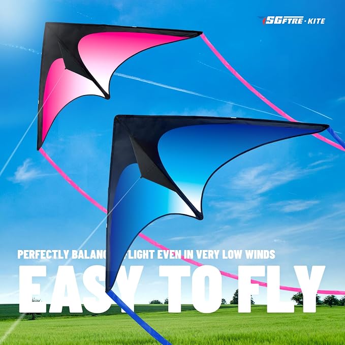 SGftre Delta Kite Set for Kids and Adults，Extremely Easy to Launch for Beginners - Image 2