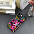 ZHEGAILIAN Case for iPhone 16 Pro, Panther Leopard Flower Durable Shockproof - Image 4