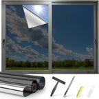 Kromapolis One Way Window Privacy Film Reflective Mirror Home Window Tint by Kromapolis