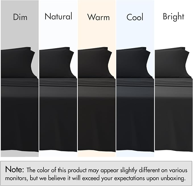 RUVANTI 100% Cotton Sheets – Twin XL Size Percale Bedding, Cooling & Breathable - Image 7