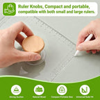 Ruler Handle Set, 1 Ruler Handle and 2 Grippers - Image 3