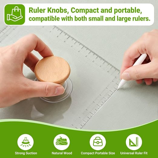Ruler Handle Set, 1 Ruler Handle and 2 Grippers - Image 3