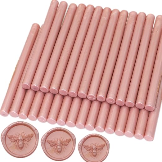 Wax Seal Sticks Rose Gold, Mini Wax Seal Gun Sticks Suit - Image 7