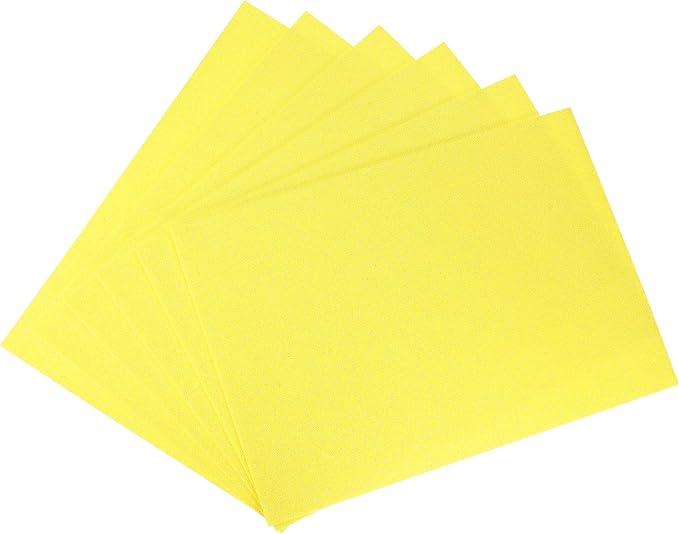 uxcell Light Yellow Shiny EVA Foam Sheets 12 x 8 Inch 2mm Thick by uxcell