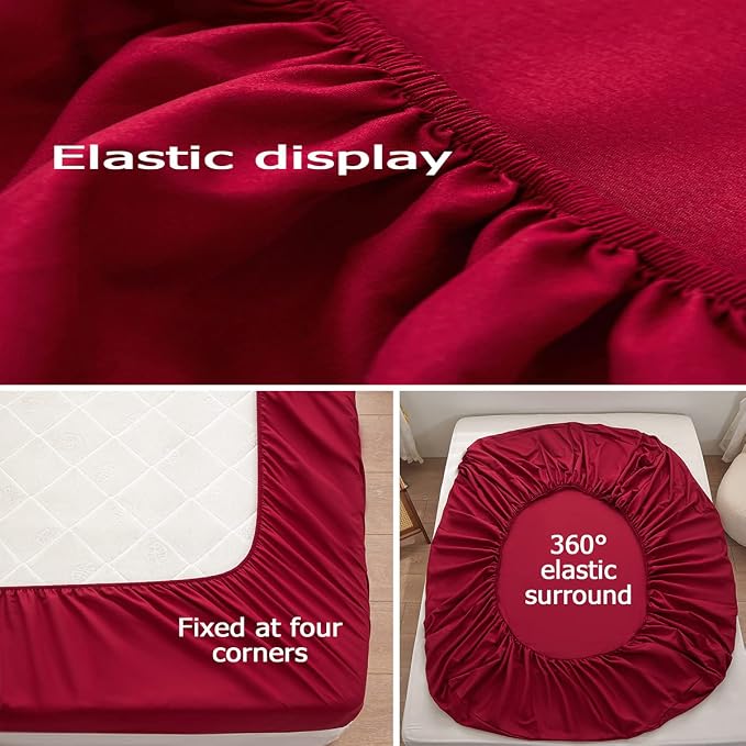 Bedding TwinXL Size Fitted Sheet Only - Image 4