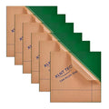 6 PCS Dark Green Cast Acrylic Opaque Plastic Sheet 8 x 8 Inch, by MaterialsParts