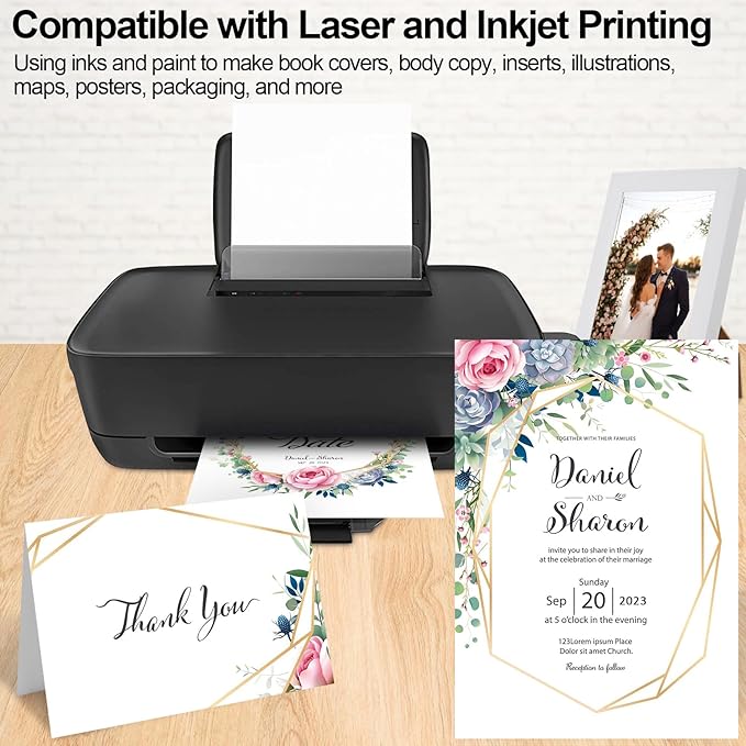Joyberg 200P White Cardstock 8.5 x 11, 230gsm Cover Cardstock Paper, 85 Lb - Image 4