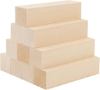 JOIKIT 30 Pack 4 x 1 x 1 Inches Basswood Carving Blocks, Unfinished Soft Wood by JOIKIT