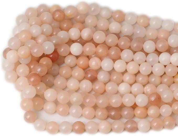 35PCS 10mm Natural Pink Aventurine Gemstone Round Loose Beads Stone Beads - Image 3
