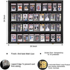 VERANI 36 Baseball Card Display Case, Graded Sports Card Display Frame - Image 4