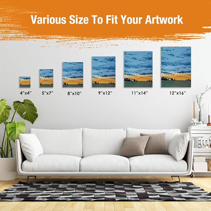 Canvas Boards for Painting 40 Pack, 8 inch x 10 inch Super Value Pack, Artist - Image 6