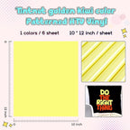 Tintnut Golden Kiwi Color Heat Transfer Vinyl, easy cut & weed, stretch washable - Image 2