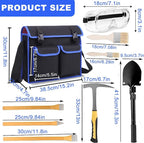 15 PCS Geology Rock Pick Hammer Kit - Image 2