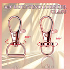 Teenitor 524PCS Key Chain Making Kit, Keychain Making Supplies Rose Gold - Image 5