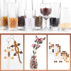 Black and Brown Beads, Pony Beads - Image 3