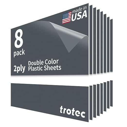 Trotec TroLase | 12"x12"x1/16", Guillotine | Made in USA by TrotecEngravingSupplies